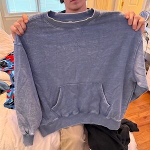 Men's Blue Crewneck Sweater